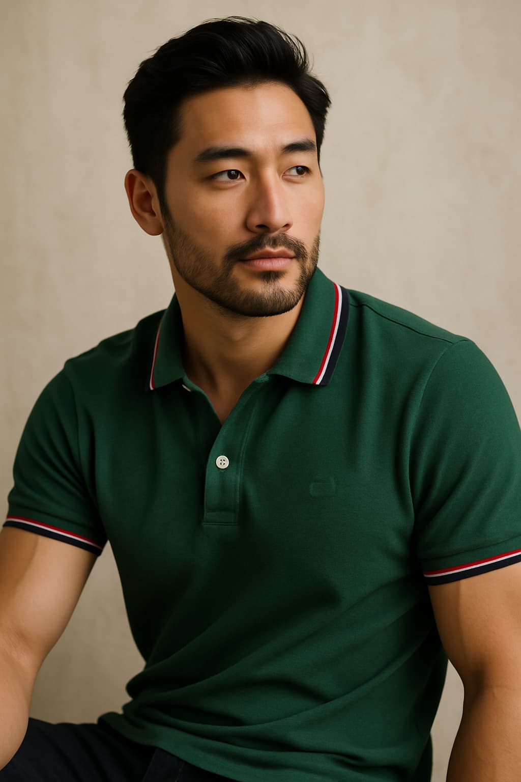 Premium Green Polo Shirt – Stylish & Smart Look