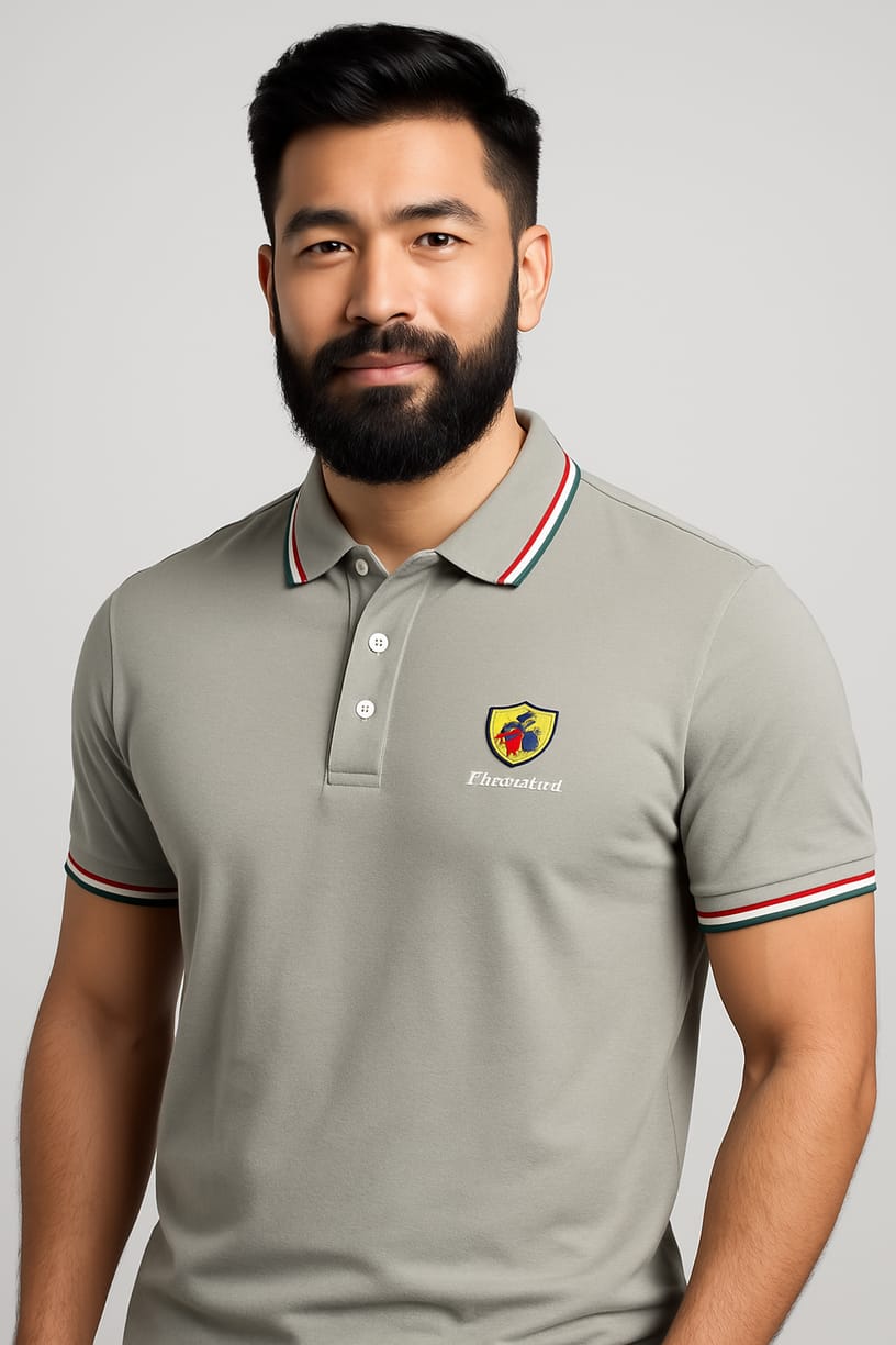 Capra Stone Grey Polo – Where Classic Meets Contemporary