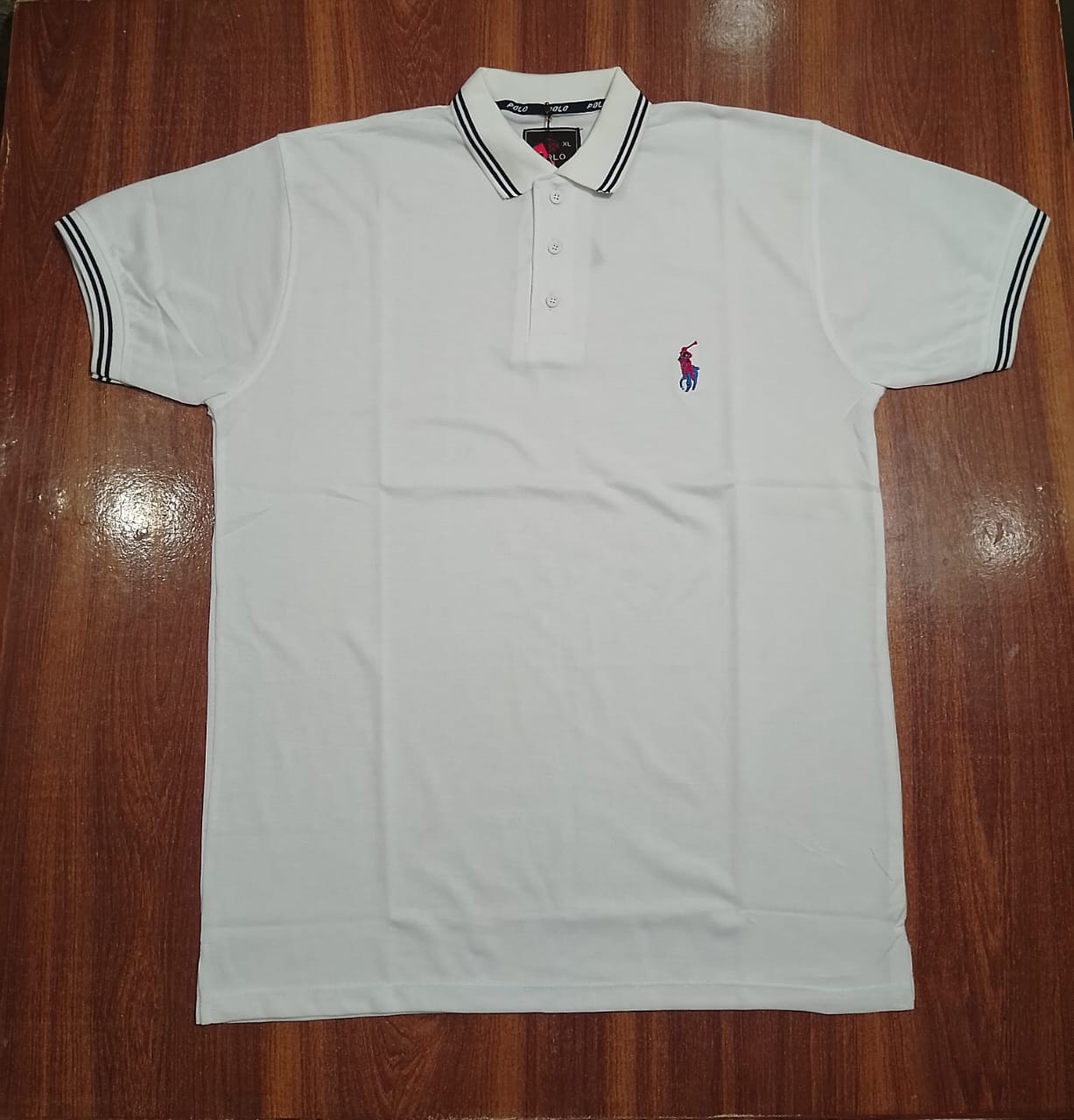 Premium Polo White T-Shirt – Classic & Cool